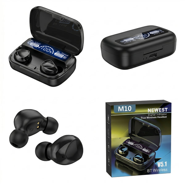 TWS M10 Earbuds Bluetooth 5.3 Earphones 3500mAh